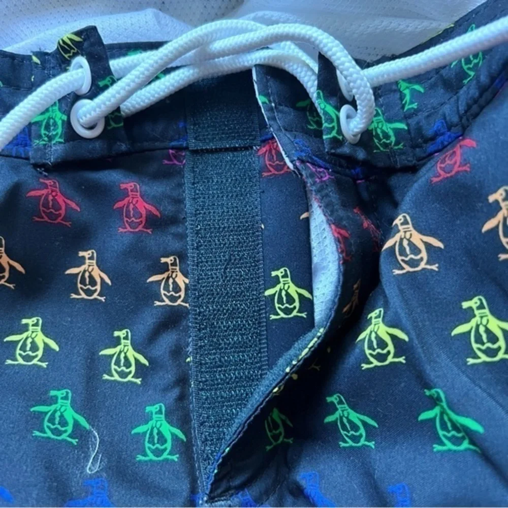 NWT Penguin Pride swim trunks size 31